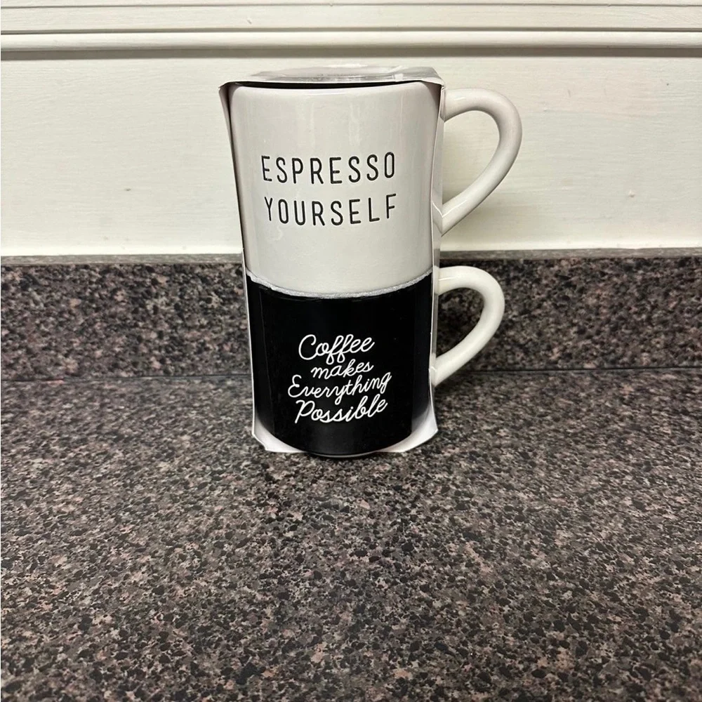 Stackable Coffee Mug Set